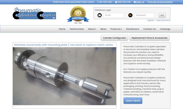 Pneumatic Cylinders & Couplers, Inc.